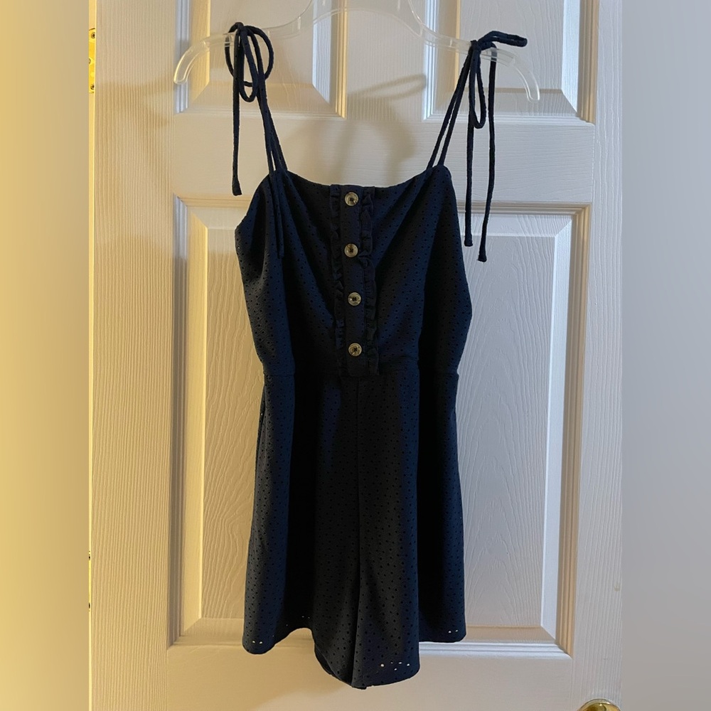 Navy Blue Romper (New with tag!)